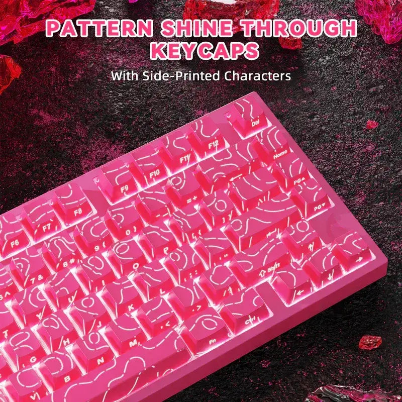 ATTACK SHARK R82 HE Rapid Trigger Keyboard Magnetic Switch with 0.005MM RT
