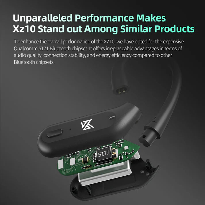 KZ XZ10 – True Wireless Bluetooth 5.3 Ear Hooks with Qualcomm