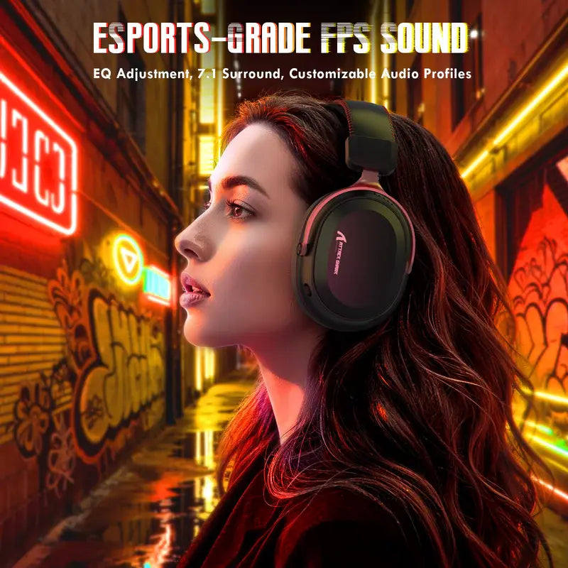 ATTACK SHARK L30PRO Tri-Mode Wireless Gaming Headset – 7.1 Surround Sound