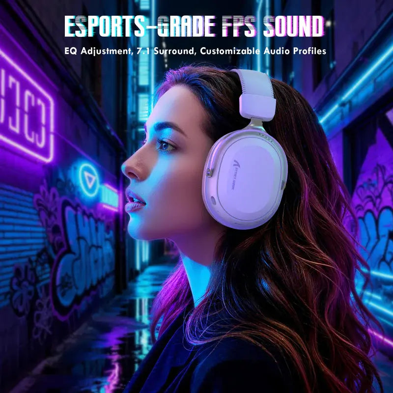ATTACK SHARK L30PRO Tri-Mode Wireless Gaming Headset – 7.1 Surround Sound
