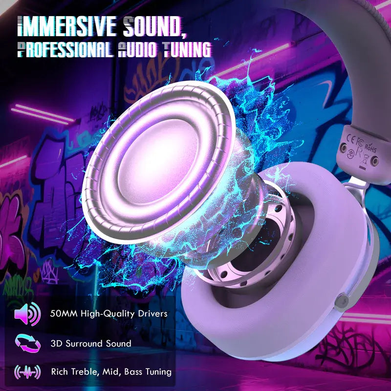 ATTACK SHARK L30PRO Tri-Mode Wireless Gaming Headset – 7.1 Surround Sound
