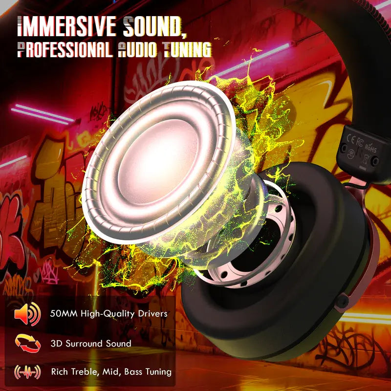 ATTACK SHARK L30PRO Tri-Mode Wireless Gaming Headset – 7.1 Surround Sound