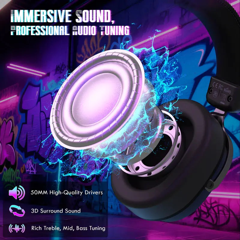 ATTACK SHARK L30PRO Tri-Mode Wireless Gaming Headset – 7.1 Surround Sound