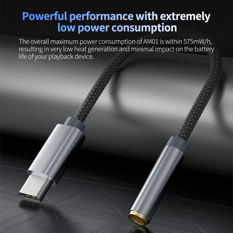 KZ AM01 Portable Type-C DAC & Amplifier – Hi-Fi Audio Adapter