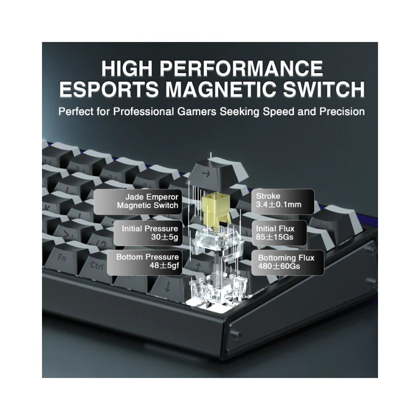 AULA HERO 68 HE 65% Wired Hot-Swappable Gaming Keyboard