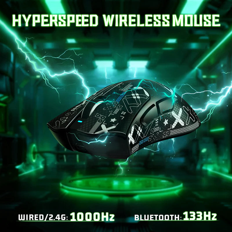 ATTACK SHARK V3 Ultra-Light Tri-Mode Gaming Mouse – 25,000 DPI