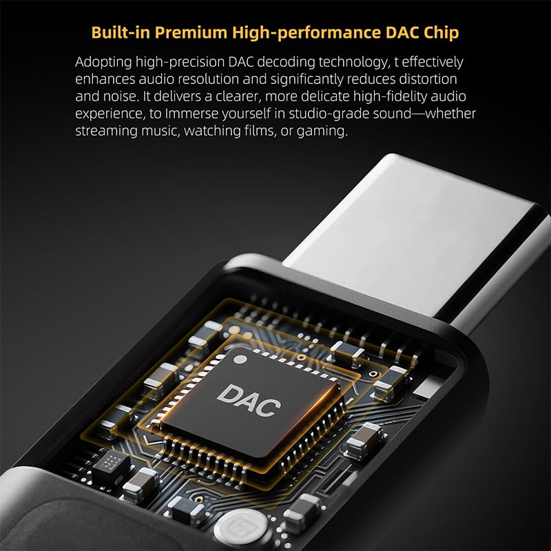 KZ AM02 Portable Type-C DAC & Amplifier with Professional EQ Controls