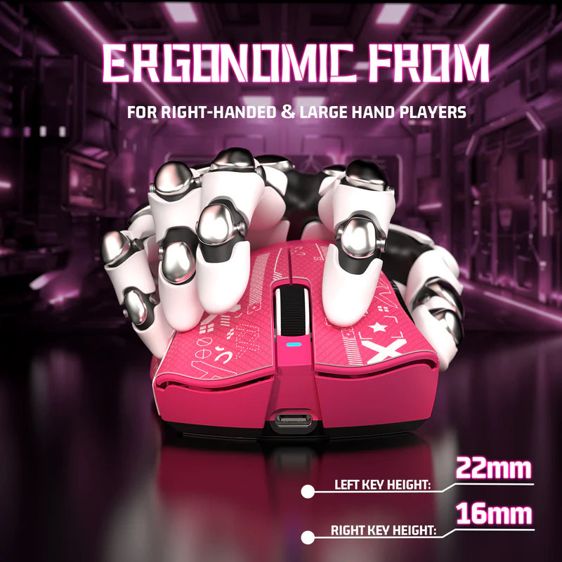 ATTACK SHARK V3 Ultra-Light Tri-Mode Gaming Mouse – 25,000 DPI