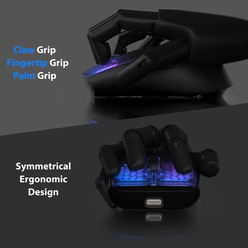 ATTACK SHARK X5 Wireless Gaming Mouse (Tri-Mode RGB Ultra-Light Mouse)