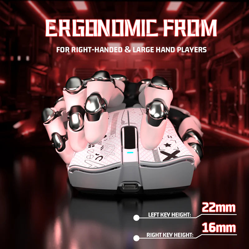 ATTACK SHARK V3 Ultra-Light Tri-Mode Gaming Mouse – 25,000 DPI
