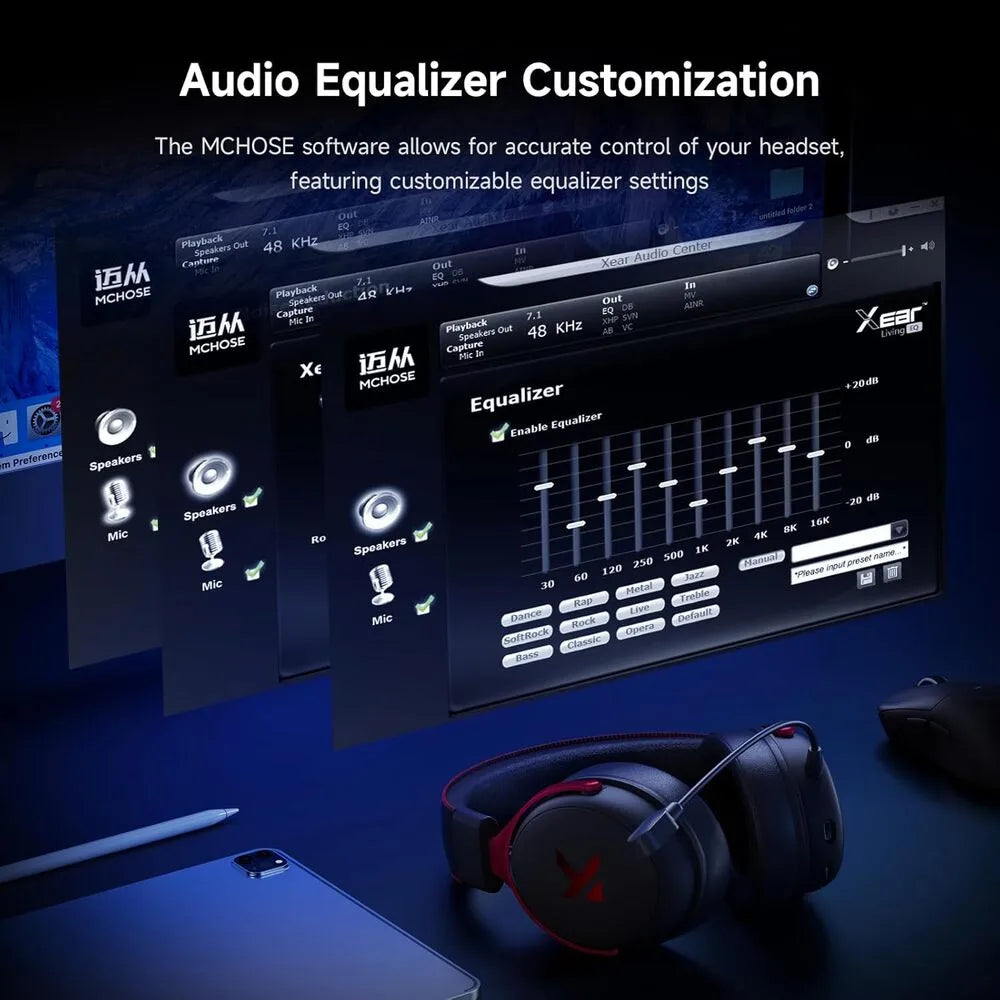 MCHOSE V9 Pro Series Wireless Gaming Headset