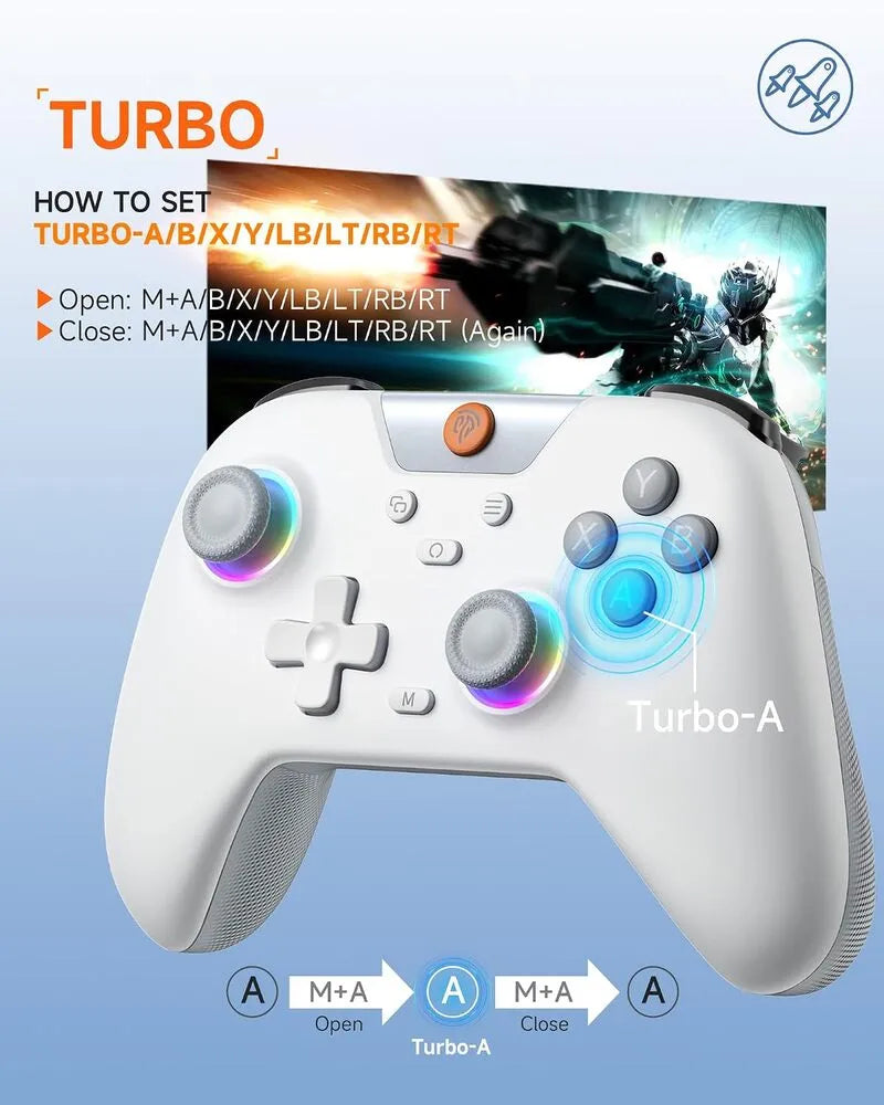 EasySMX X05 Multiplatform Gaming Controller with Hall Effect Joysticks