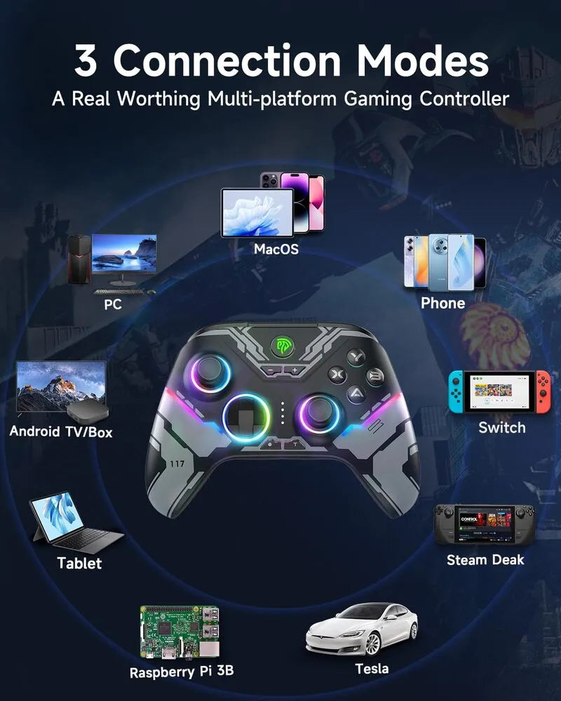 EasySMX X15 RGB Controller with Hall Trigger and Hall Joystick
