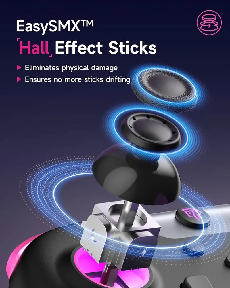 EasySMX X05 Multiplatform Gaming Controller with Hall Effect Joysticks