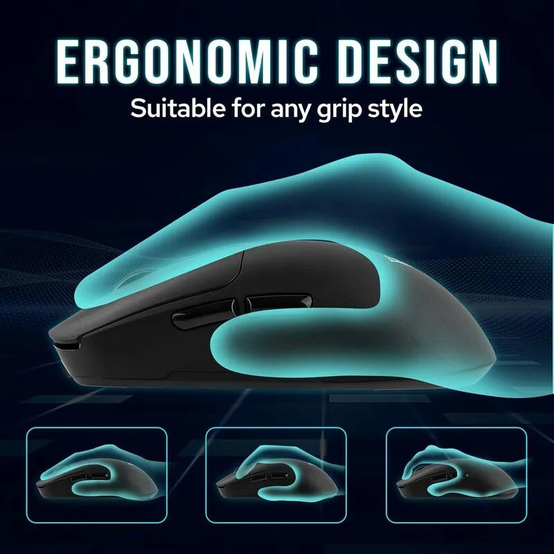 AULA SC680 Tri-Mode Wireless Gaming Mouse (Black)