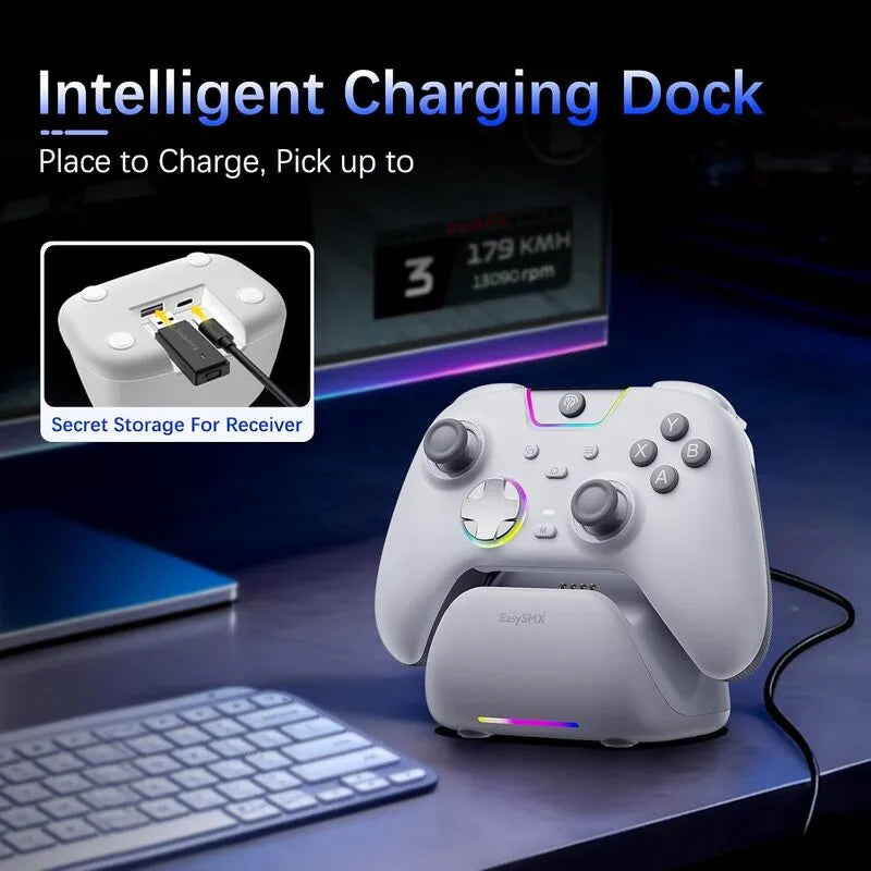 EasySMX X05 PRO Wireless Gaming Controller with Charging Dock