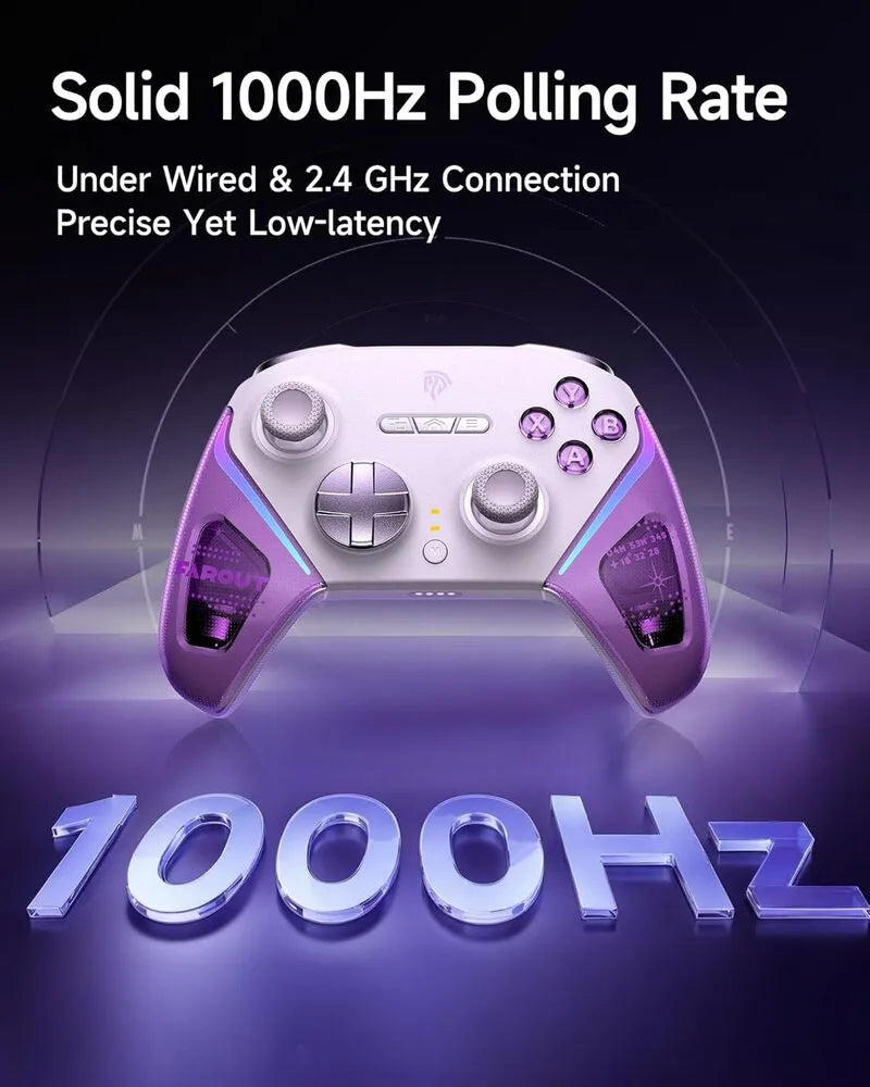 EasySMX D10 Multiplatform Gaming Controller with TMR Sticks, Trigger Lock and Charging Dock