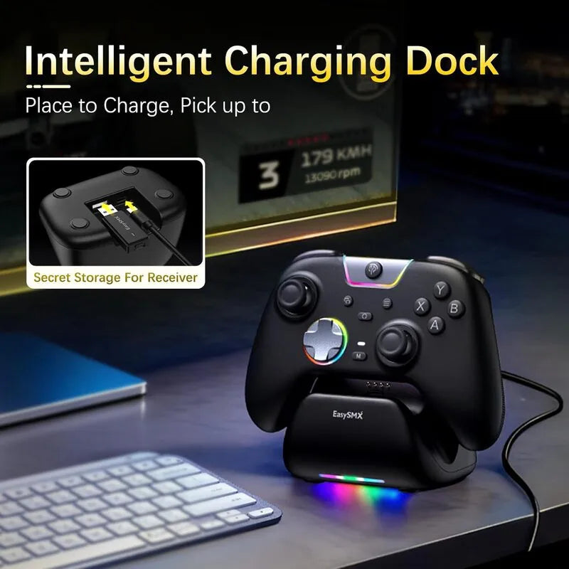 EasySMX X05 PRO Wireless Gaming Controller with Charging Dock