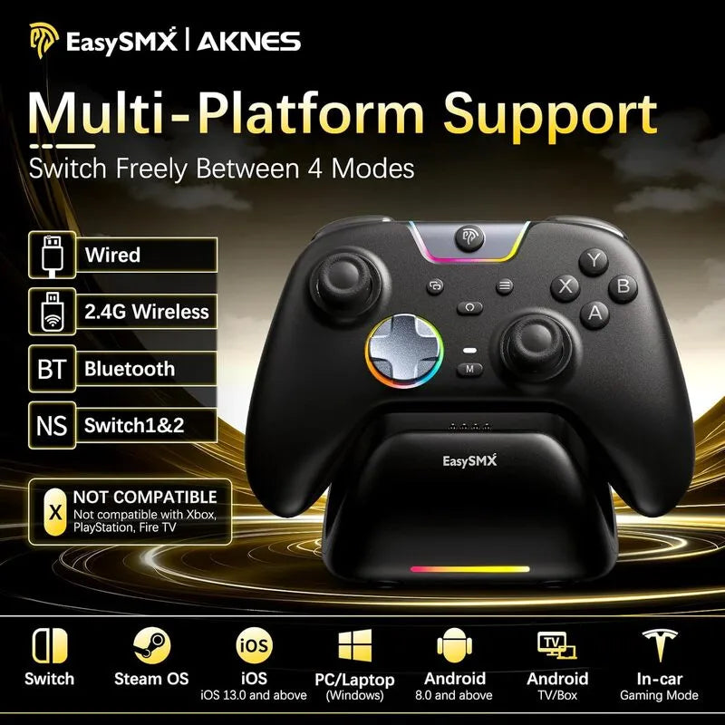 EasySMX X05 PRO Wireless Gaming Controller with Charging Dock