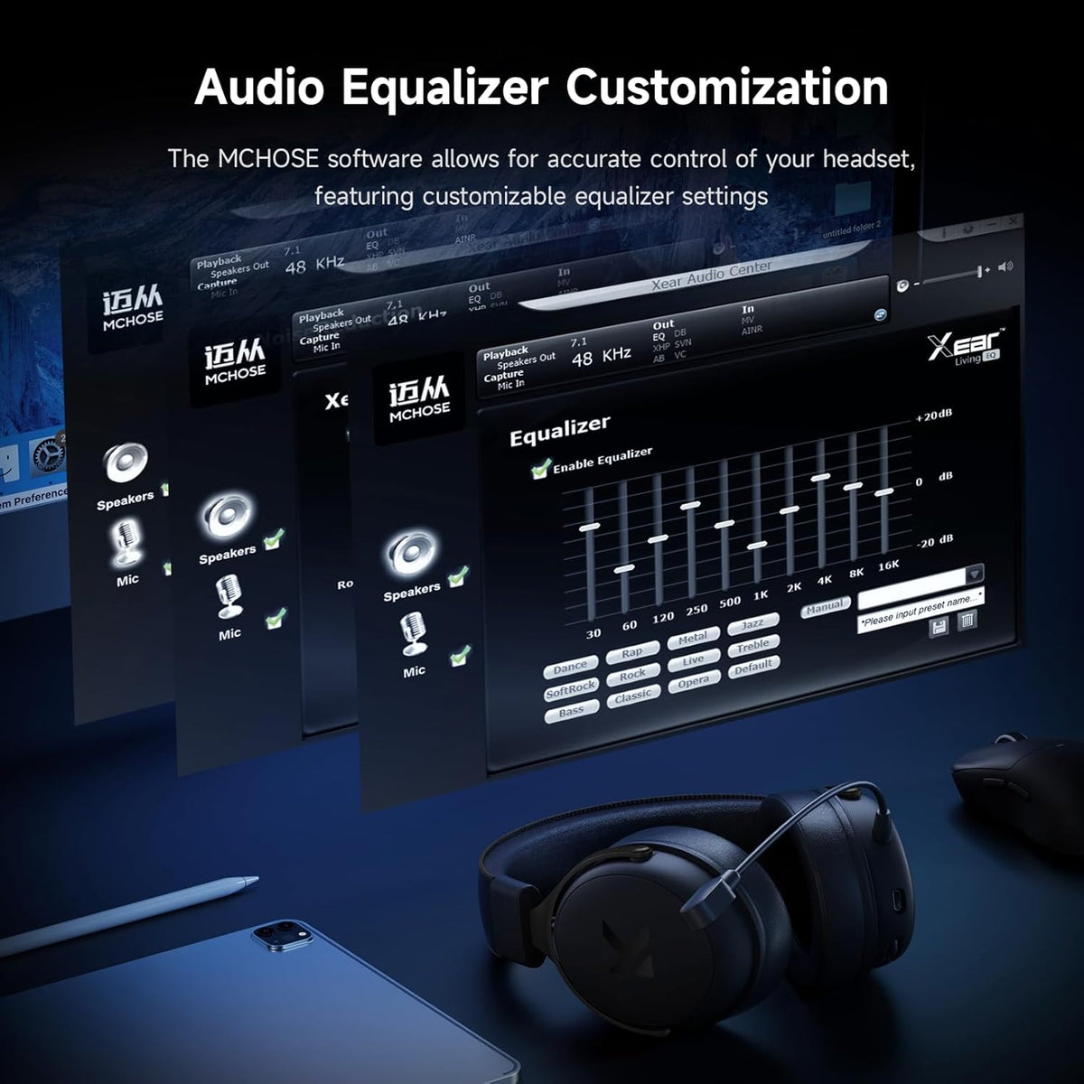 MCHOSE V9 Pro Series Wireless Gaming Headset