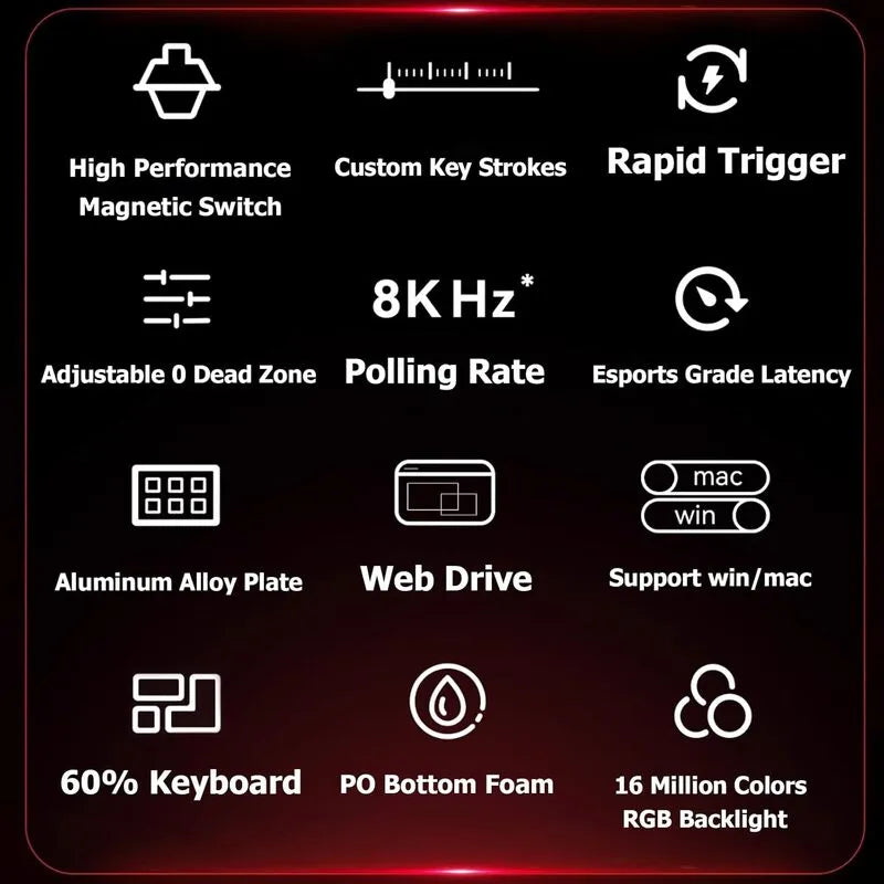 MAD68 HE V2 Flagship Wired Magnetic Gaming Keyboard