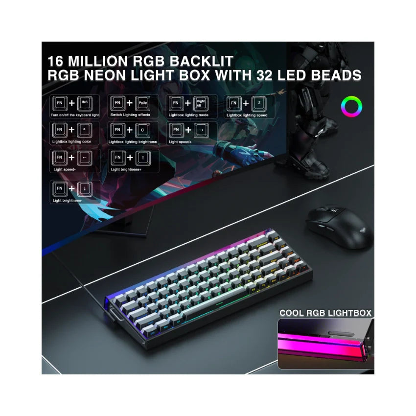 AULA HERO 68 HE 65% Wired Hot-Swappable Gaming Keyboard