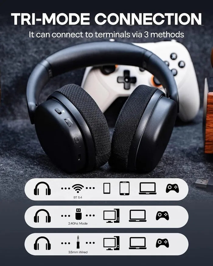 AULA G7 Pro Wireless Gaming Headset (Black)