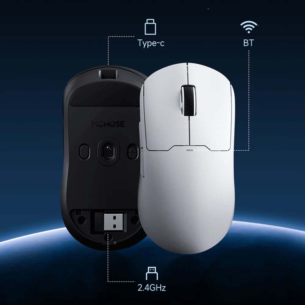 MCHOSE A5 Pro MAX Wireless Gaming Mouse (Black)