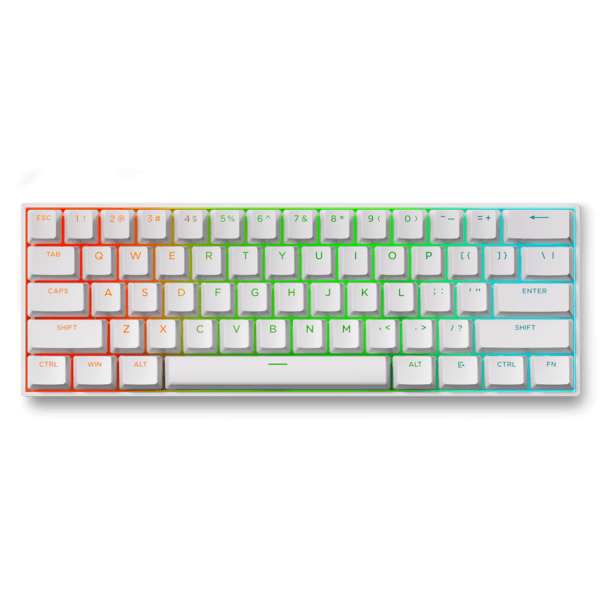 MCHOSE Ace 60 Pro Hall Effect TTC Uranus Magnetic Switch Gaming Keyboard White