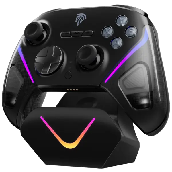 EasySMX D10 Multiplatform Gaming Controller with TMR Sticks, Trigger Lock and Charging Dock