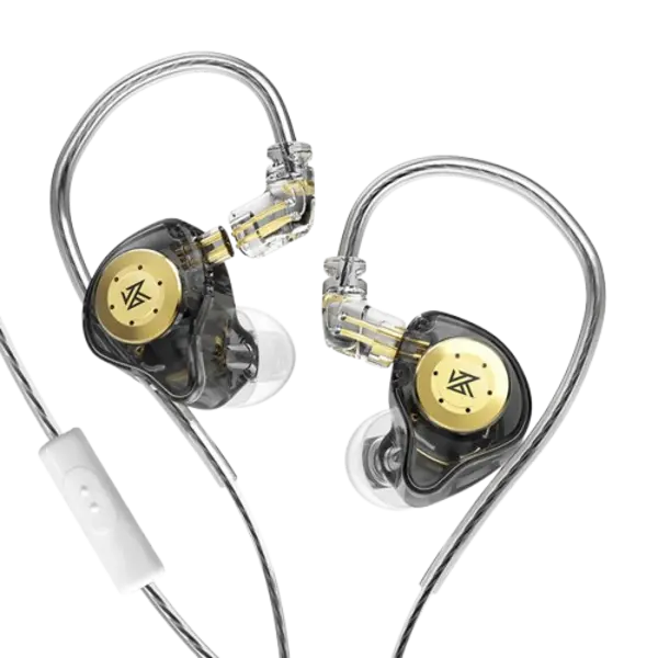 KZ EDX PRO X Wired In-Ear Monitor – 10mm Dynamic Driver, Deep Bass, HD Mic, Detachable 2-Pin Cable