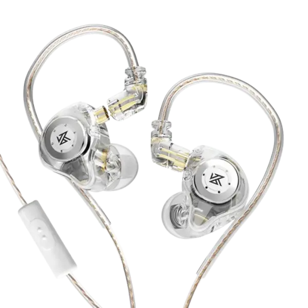 KZ EDX PRO X Wired In-Ear Monitor – 10mm Dynamic Driver, Deep Bass, HD Mic, Detachable 2-Pin Cable