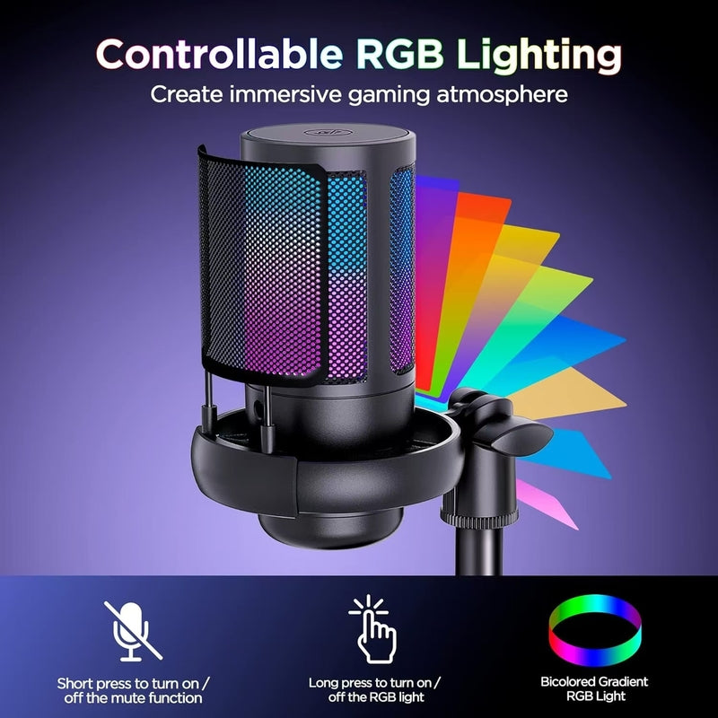 GAM-ME6S RGB Desktop USB Condenser Microphone
