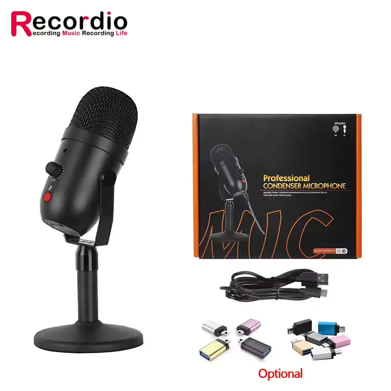 GAM-U12 Professional USB Condenser Desktop Microphone Set