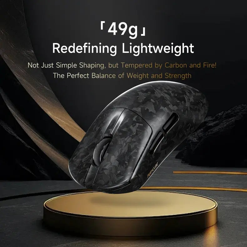 FURYCUBE F1 Carbon Series Phantom Lightweight Wireless Gaming Mouse