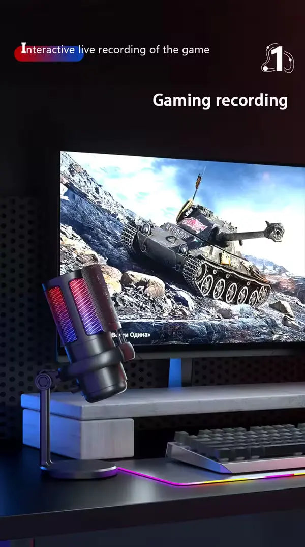 GAM-ME6S RGB Desktop USB Condenser Microphone