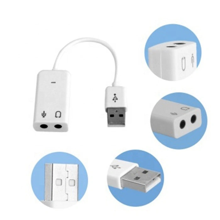 External USB 7.1 Channel Sound Card Adapter