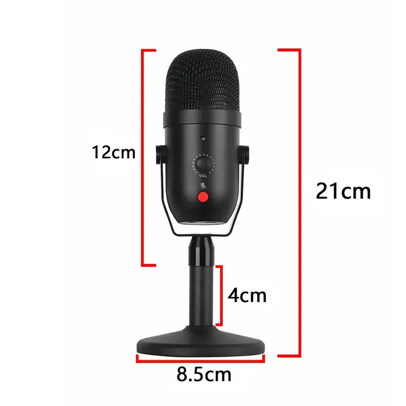 GAM-U12 Professional USB Condenser Desktop Microphone Set