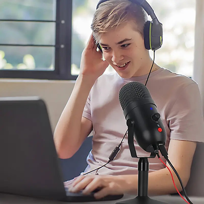 GAM-U12 Professional USB Condenser Desktop Microphone Set