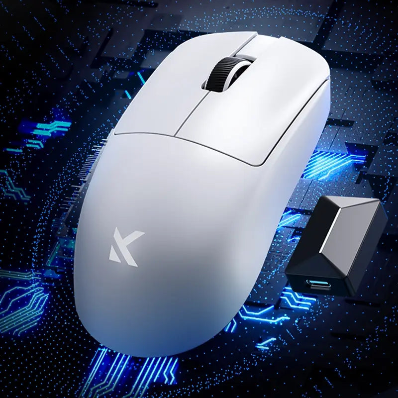 MCHOSE L7 Series Pro Plus -Lightweight Wireless Gaming Mouse White