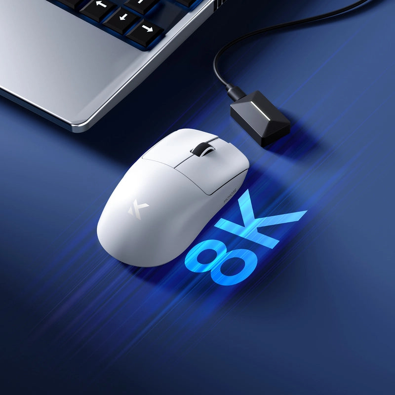 MCHOSE L7 Series Pro Plus -Lightweight Wireless Gaming Mouse White