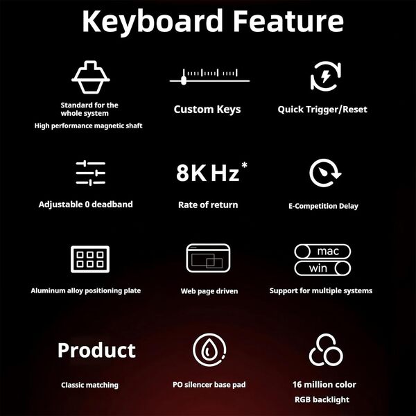 MADLIONS MAD68 PRO Magnetic RGB Gaming Keyboard
