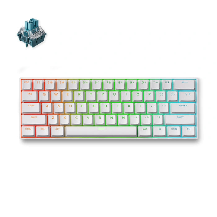 MCHOSE Ace 60 Pro Hall Effect TTC Uranus Magnetic Switch Gaming Keyboard White