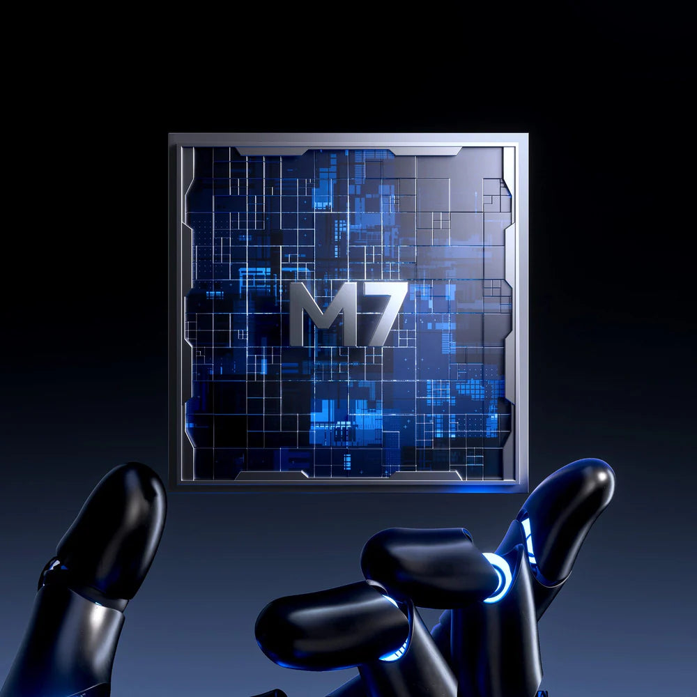 MCHOSE M7-1 TTC Golden Switch Wireless Gaming Mouse (White)