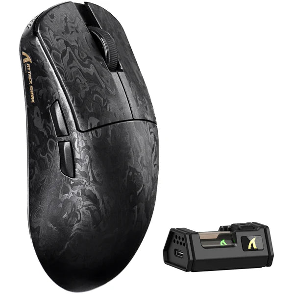 ATTACK SHARK R11 ULTRA Carbon Fiber Wireless 8K Gaming Mouse Black