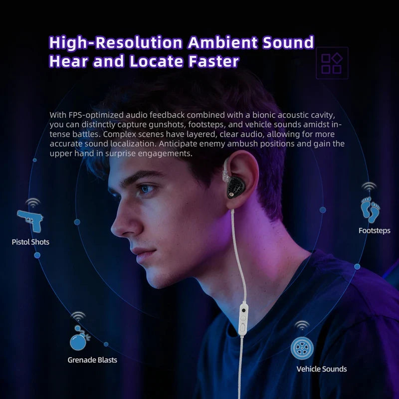 KZ Phantom – Flagship Hi-Fi Gaming Earphones Black