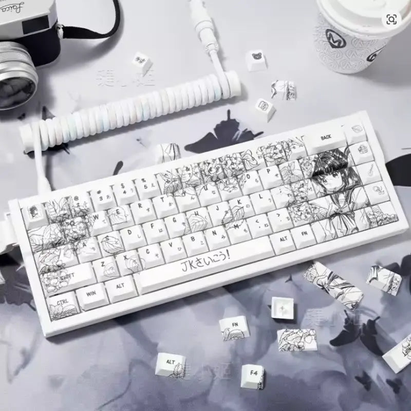 FGT-015K Cute Anime Keycaps Set – 141 Keys