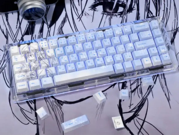 FGT-018K Nono Anime Keycaps Set – 74 Keys