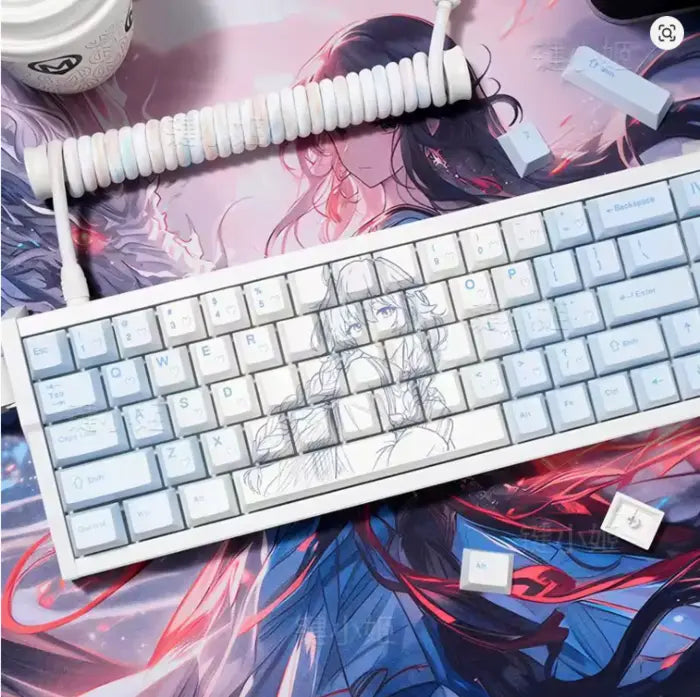 FGT-019K Roxy Anime Keycaps Set – 74 Keys