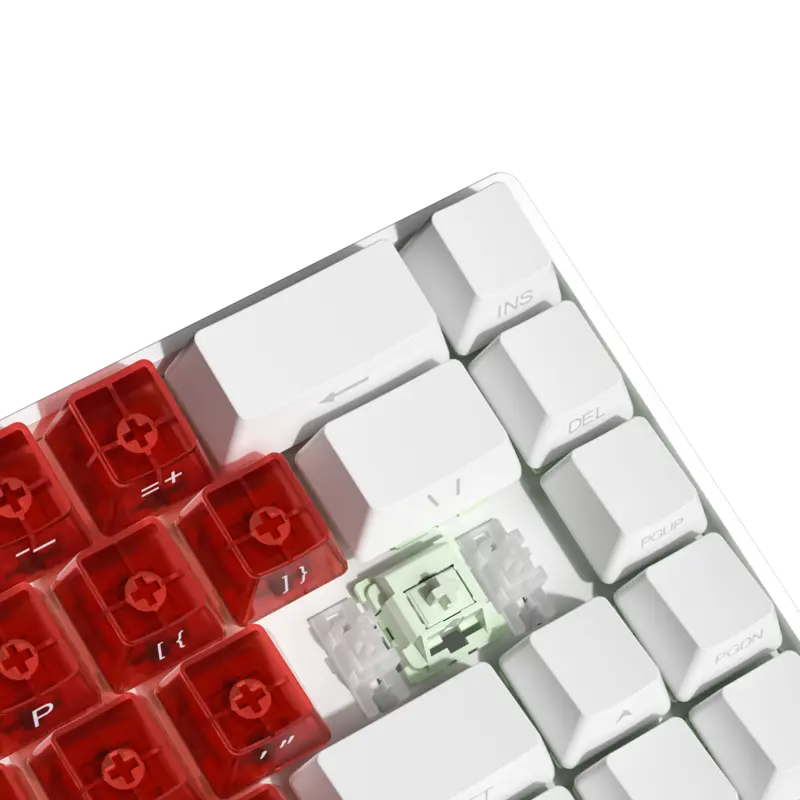 ZIFRIEND TK68 68Keys RGB Mechanical Keyboard (Optional & Red ❤️ Keycap Style)